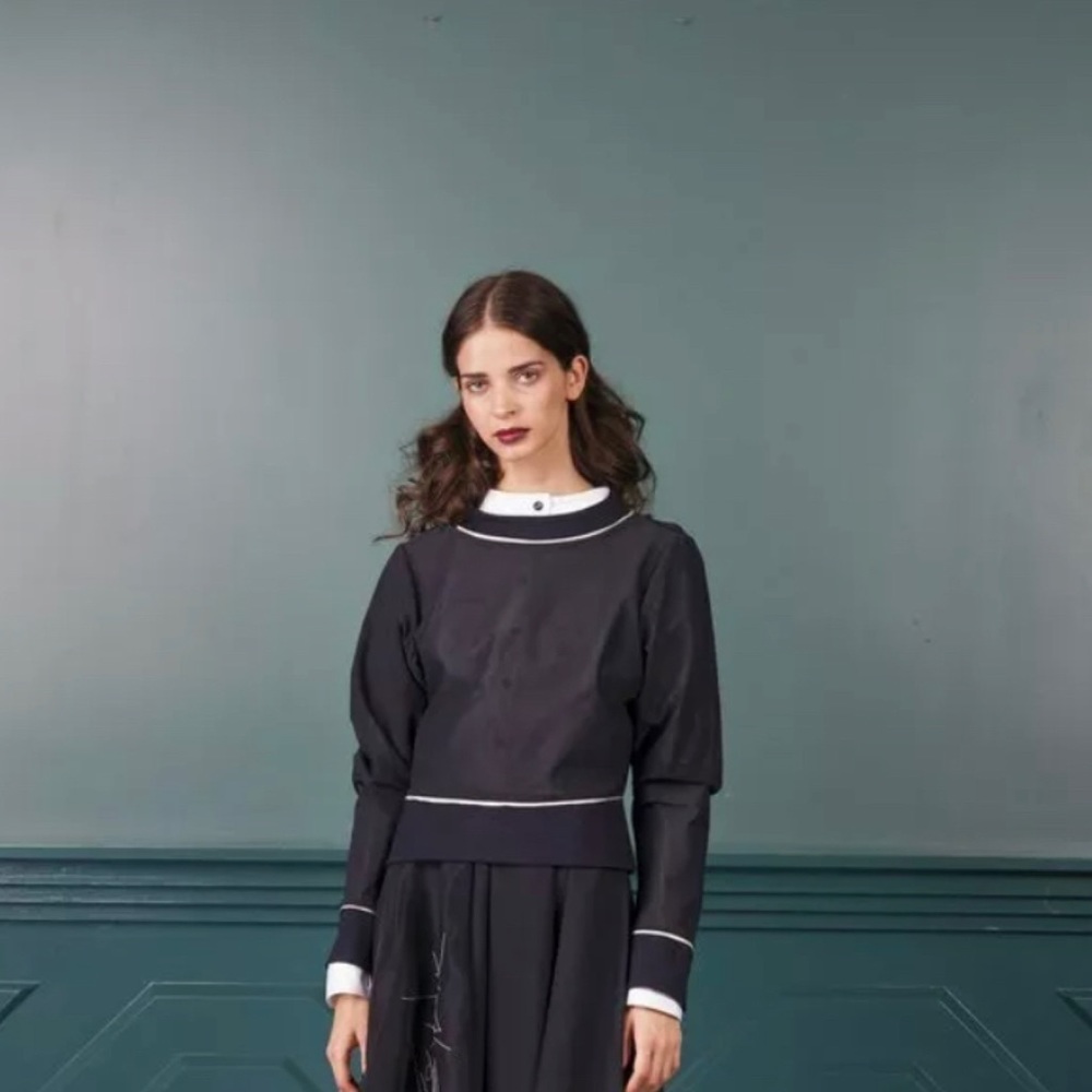 ☃️Katharine Kidd Libra Mesh Top in Midnight Small